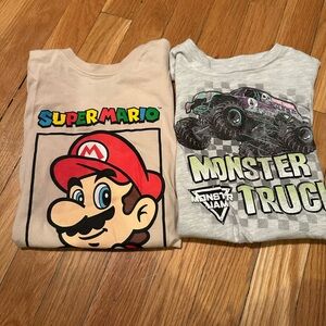 Super Mario and Monster Truck T-Shirts